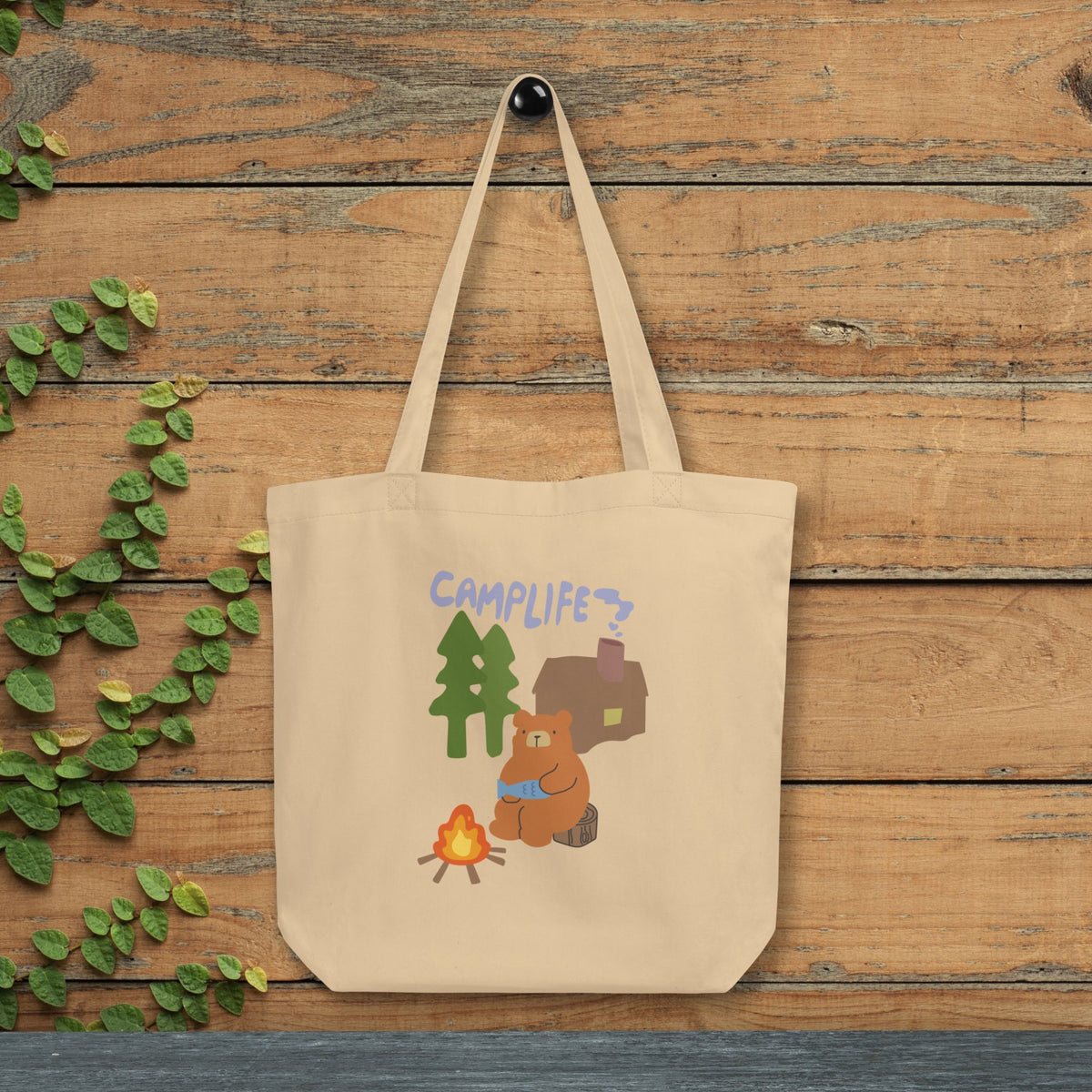 Camp Life Tote Bag