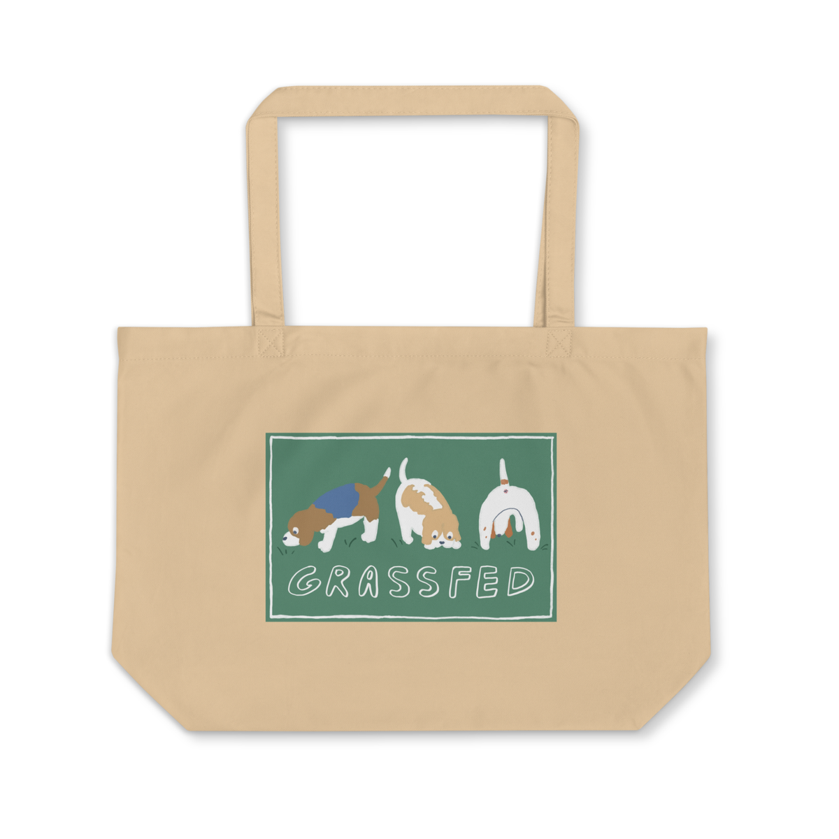 Grassfed Large Tote Bag