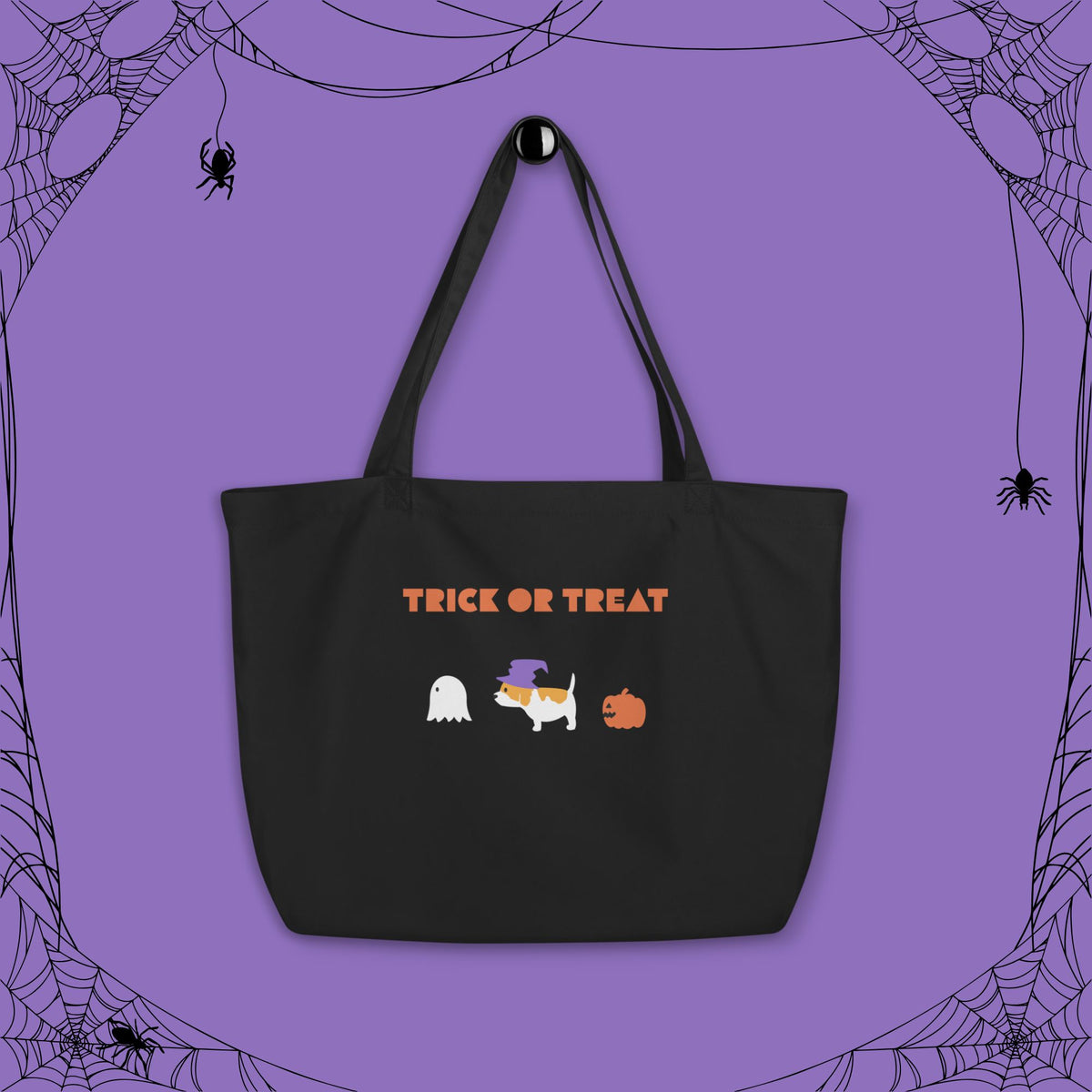 Trick or Treat Large Tote Bag